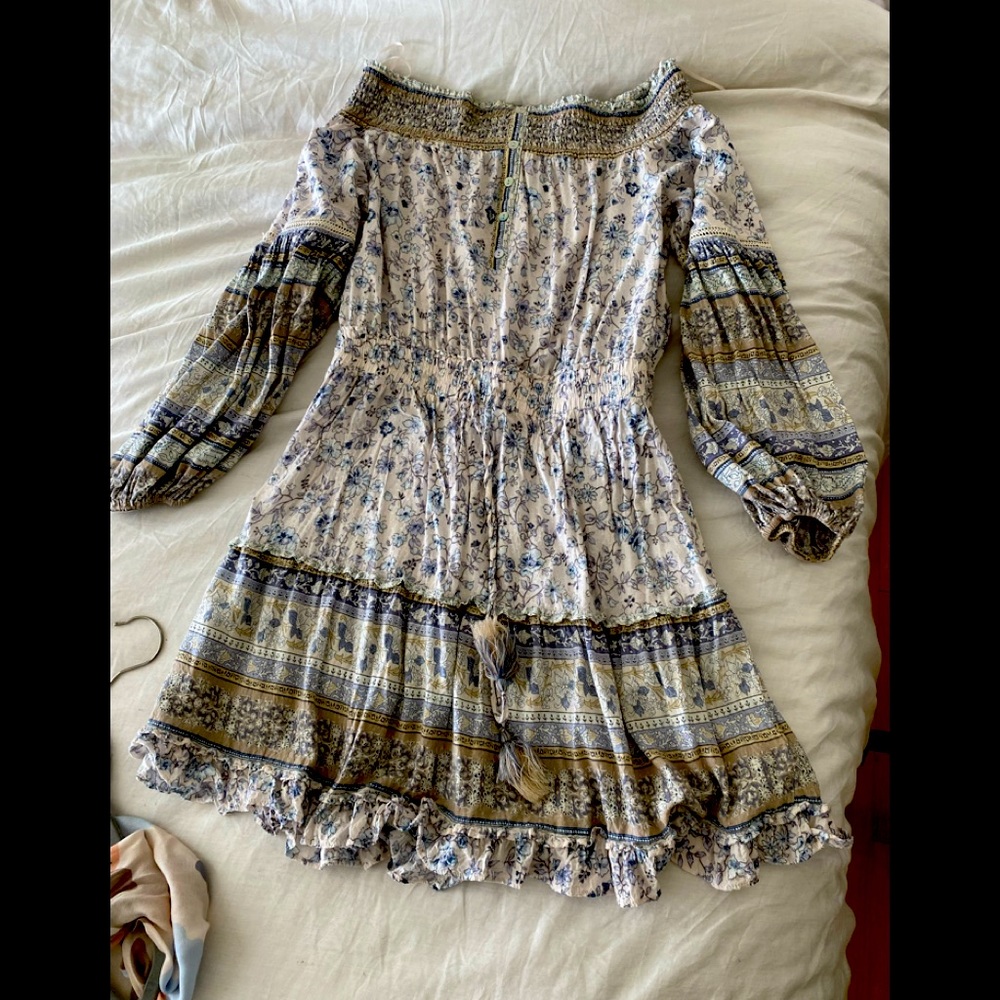Off the shoulder boho summer dress